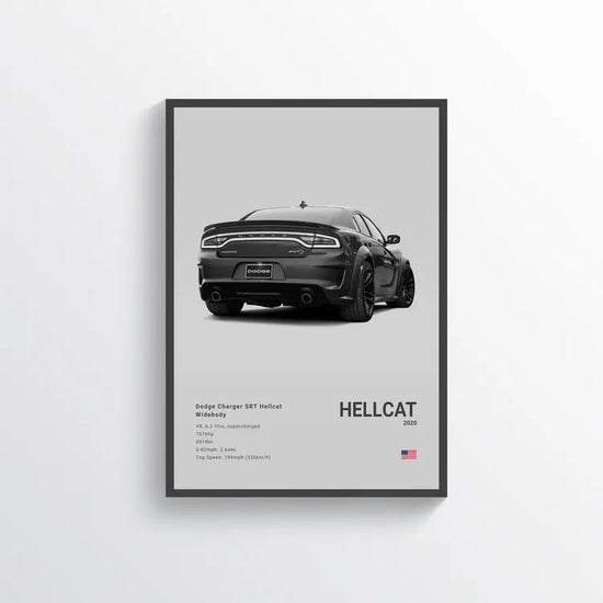 Carsframe™ Dodge Charger SRT Hellcat Widebody