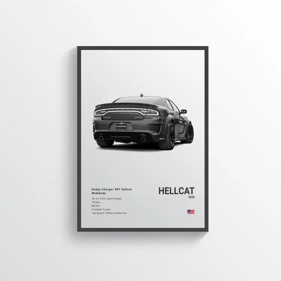 Carsframe™ Dodge Charger SRT Hellcat Widebody