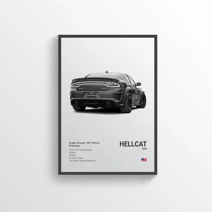 Carsframe™ Dodge Charger SRT Hellcat Widebody