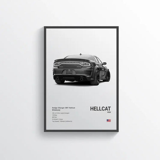 Carsframe™ Dodge Charger SRT Hellcat Widebody