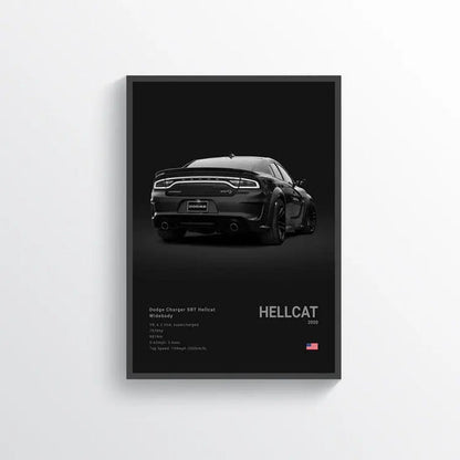 Carsframe™ Dodge Charger SRT Hellcat Widebody