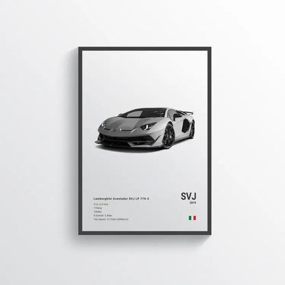 Carsframe™ Lamborghini Aventador SVJ