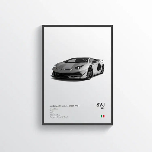 Carsframe™ Lamborghini Aventador SVJ