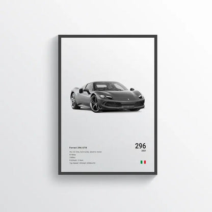 Carsframe™ Ferrari 296 GTB