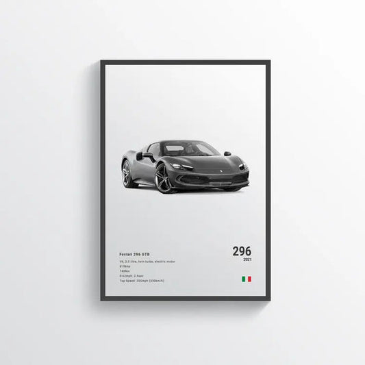 Carsframe™ Ferrari 296 GTB