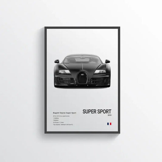 Carsframe™ Bugatti Veyron Super Sport